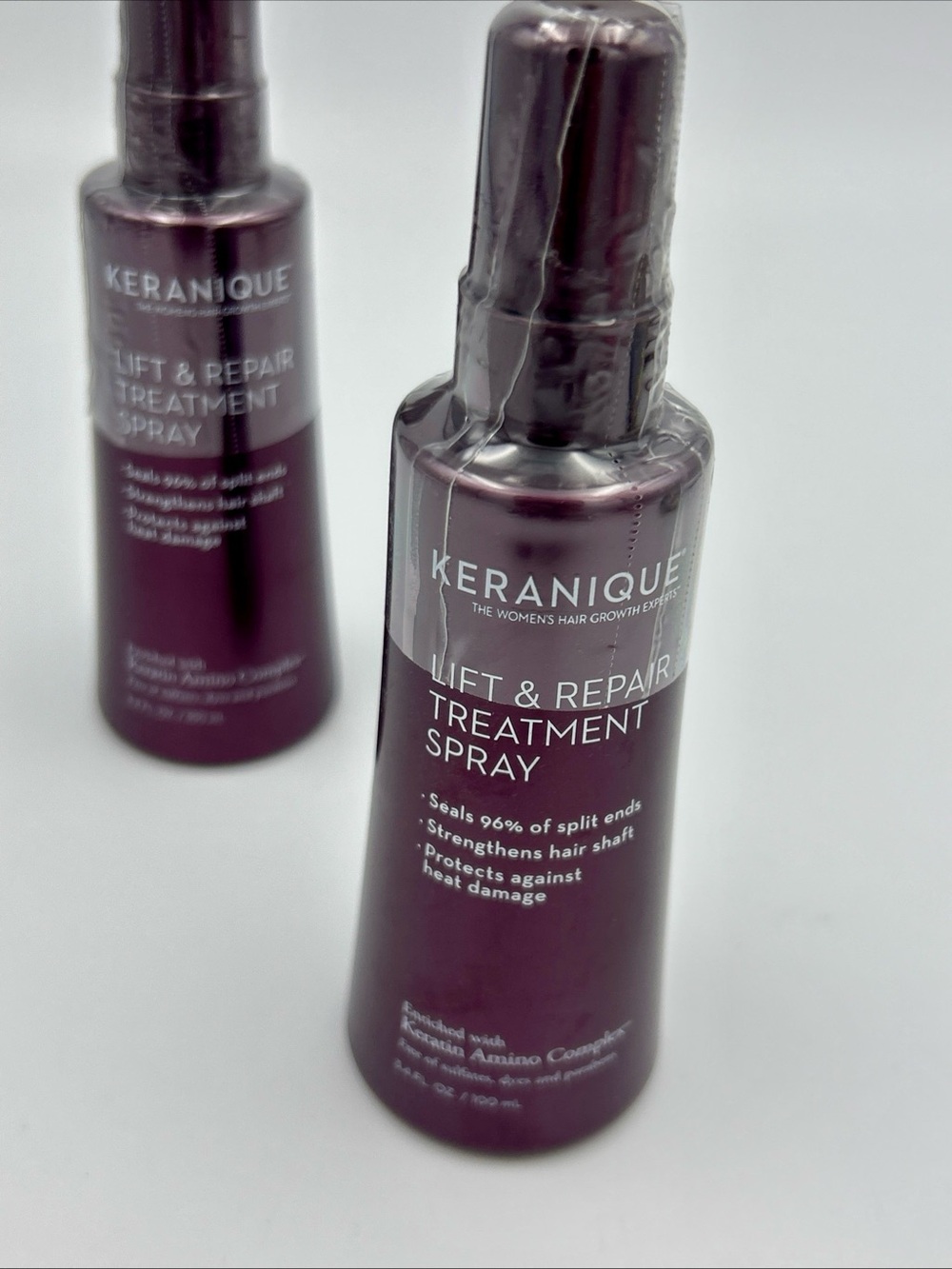 Keranique Lift & Repair Treatment Spray Strengthen Protect Set of 2